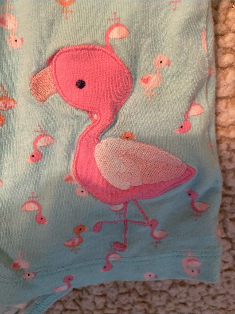 Carters aqua romper